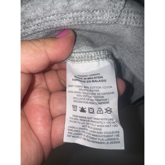 Nike kids Hoodie Club Fleece Gray M Sweatshirt Pullover like new - Picture 9 of 13